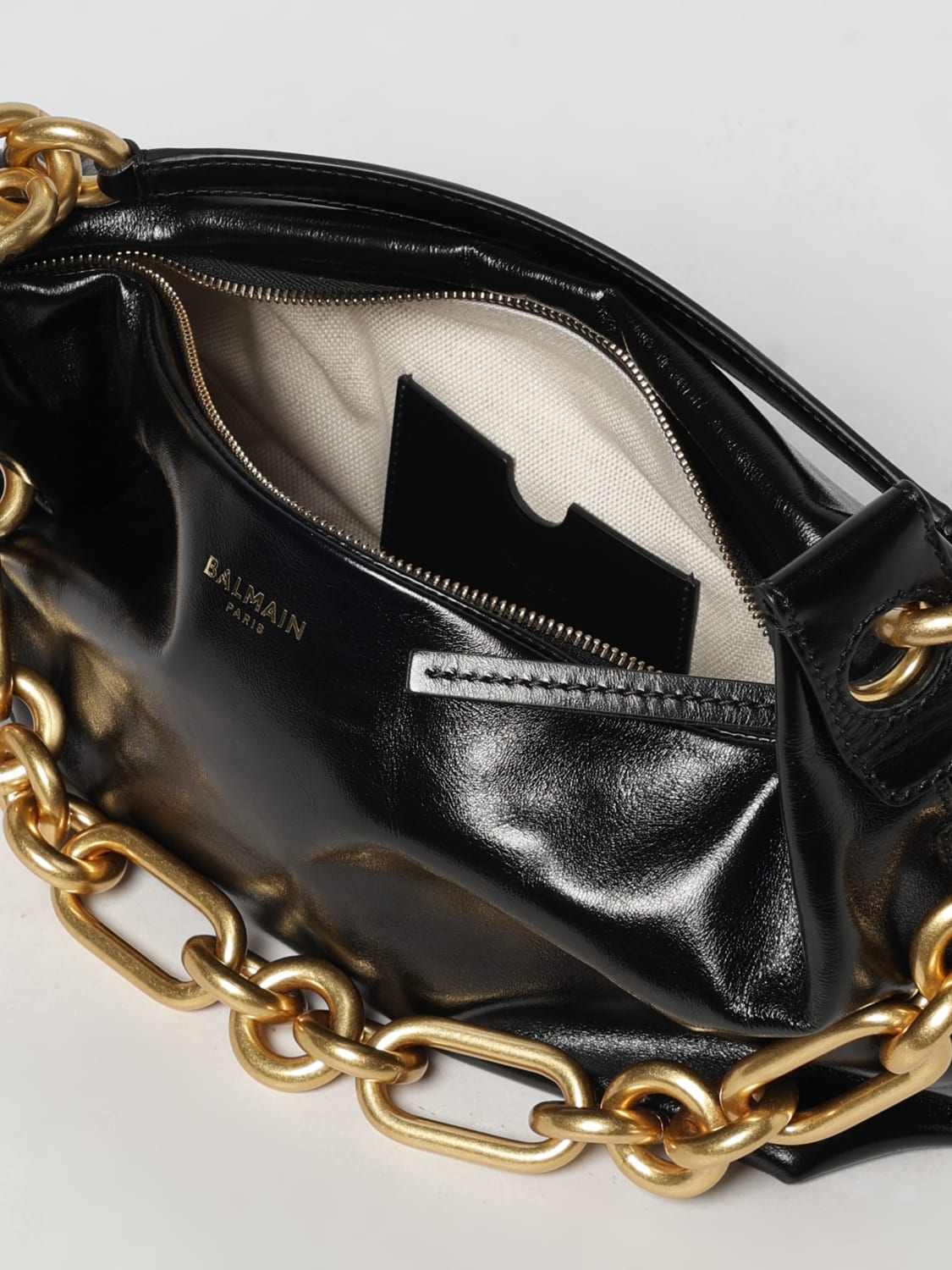 BALMAIN SHOULDER BAG: Shoulder bag woman Balmain, Black - Img 5