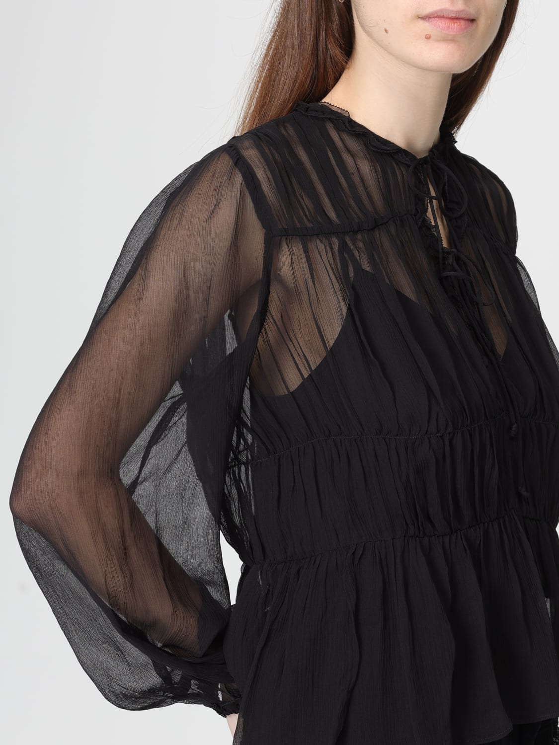 ULLA JOHNSON TOP: Top damen Ulla Johnson, Schwarz - Img 4