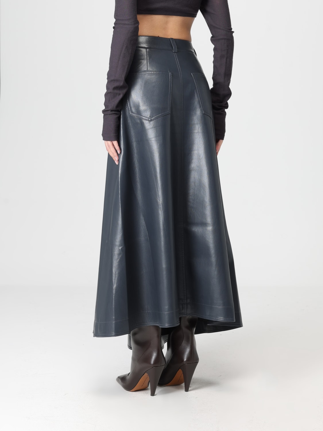 NANUSHKA SKIRT: Skirt woman Nanushka, Blue - Img 3