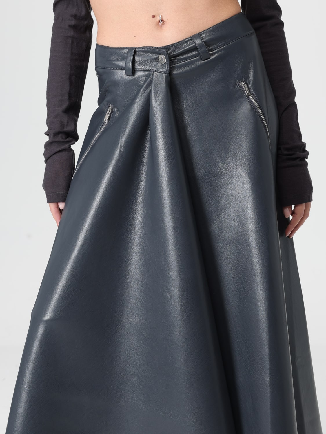 NANUSHKA SKIRT: Skirt woman Nanushka, Blue - Img 4