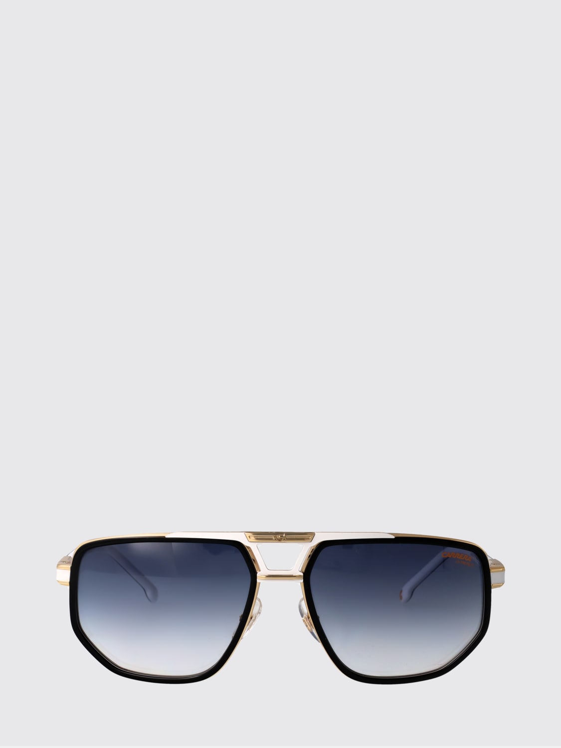 CARRERA OCCHIALI DA SOLE: Occhiali da sole 1072/S Carrera in metallo ed acetato , Bianco - Img 2