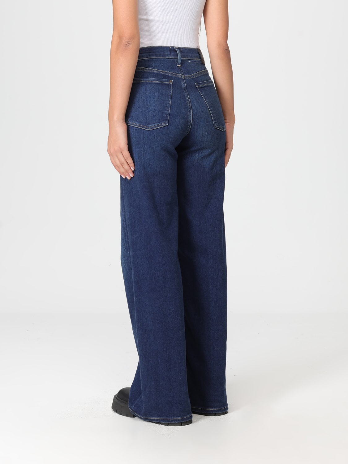 CITIZENS OF HUMANITY JEANS: Jeans a gamba larga Citizens Of Humanity in denim , Indaco - Img 2