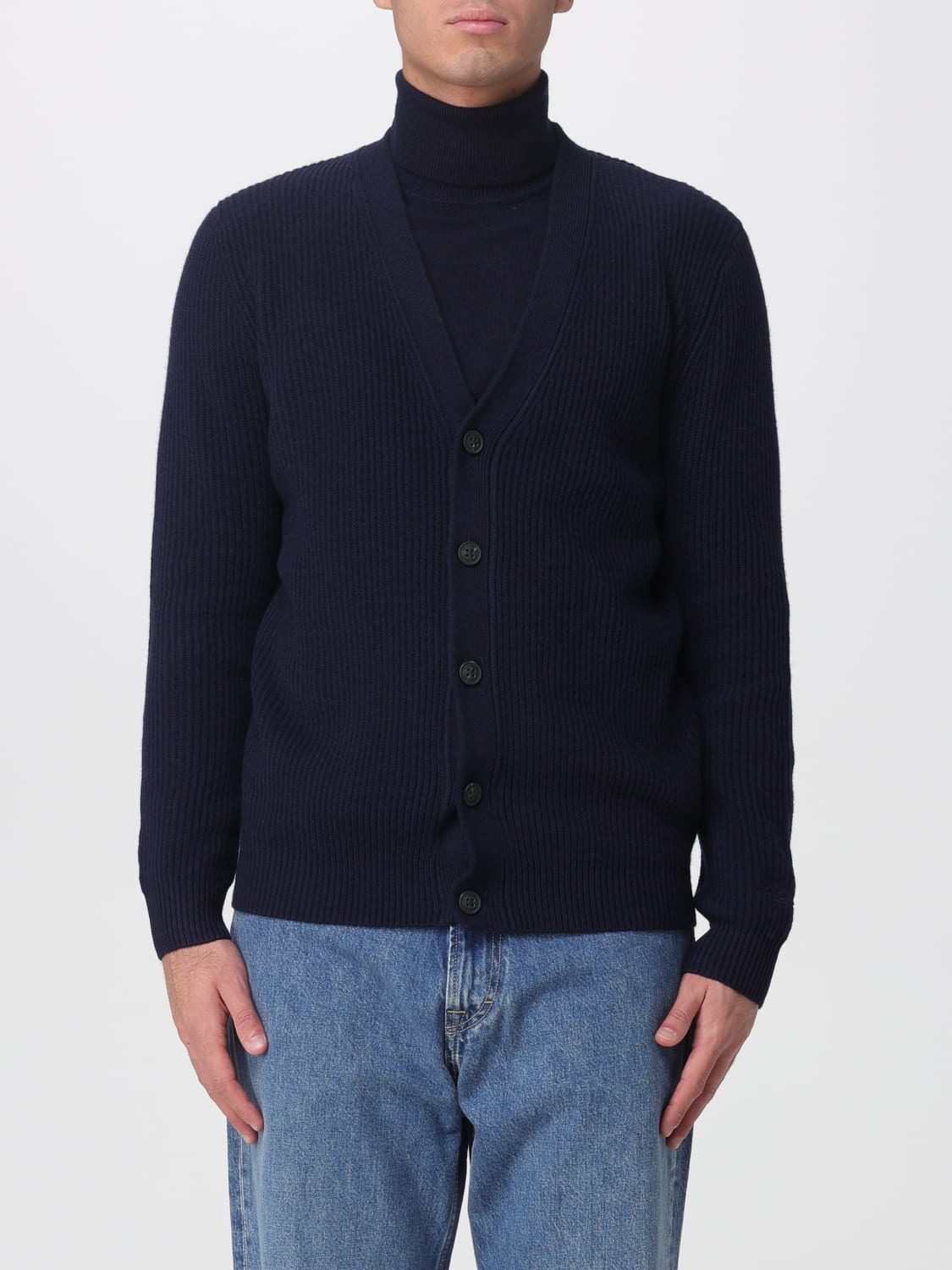 MC2 SAINT BARTH PULLOVER: Strickjacke herren Mc2 Saint Barth, Blau - Img 1