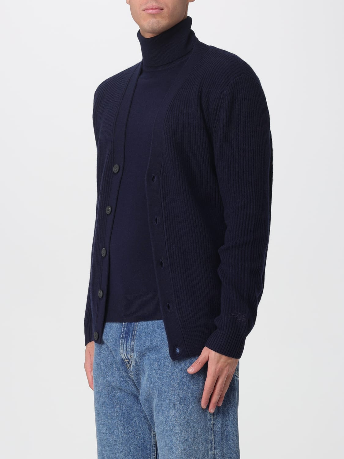 MC2 SAINT BARTH PULLOVER: Strickjacke herren Mc2 Saint Barth, Blau - Img 3