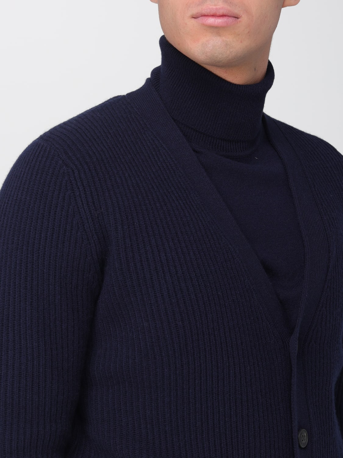 MC2 SAINT BARTH PULLOVER: Strickjacke herren Mc2 Saint Barth, Blau - Img 4