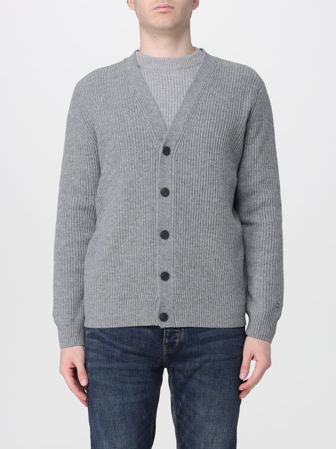 MC2 SAINT BARTH PULL: Cardigan homme Mc2 Saint Barth, Gris - Img 1