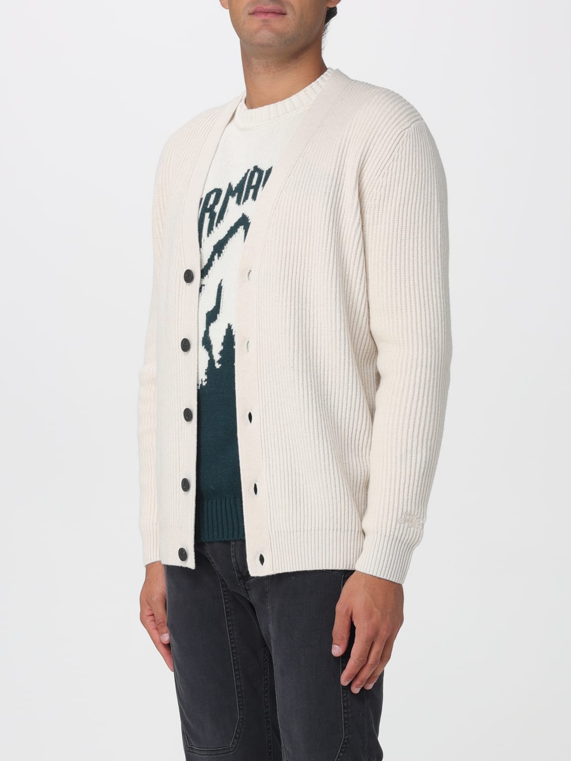 MC2 SAINT BARTH СВИТЕР: Кардиган Мужское Mc2 Saint Barth, Бежевый - Img 3