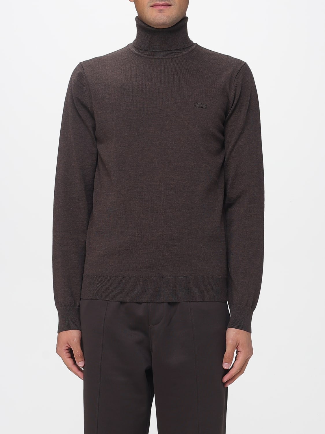 LACOSTE SWEATER: Sweater men Lacoste, Brown - Img 1