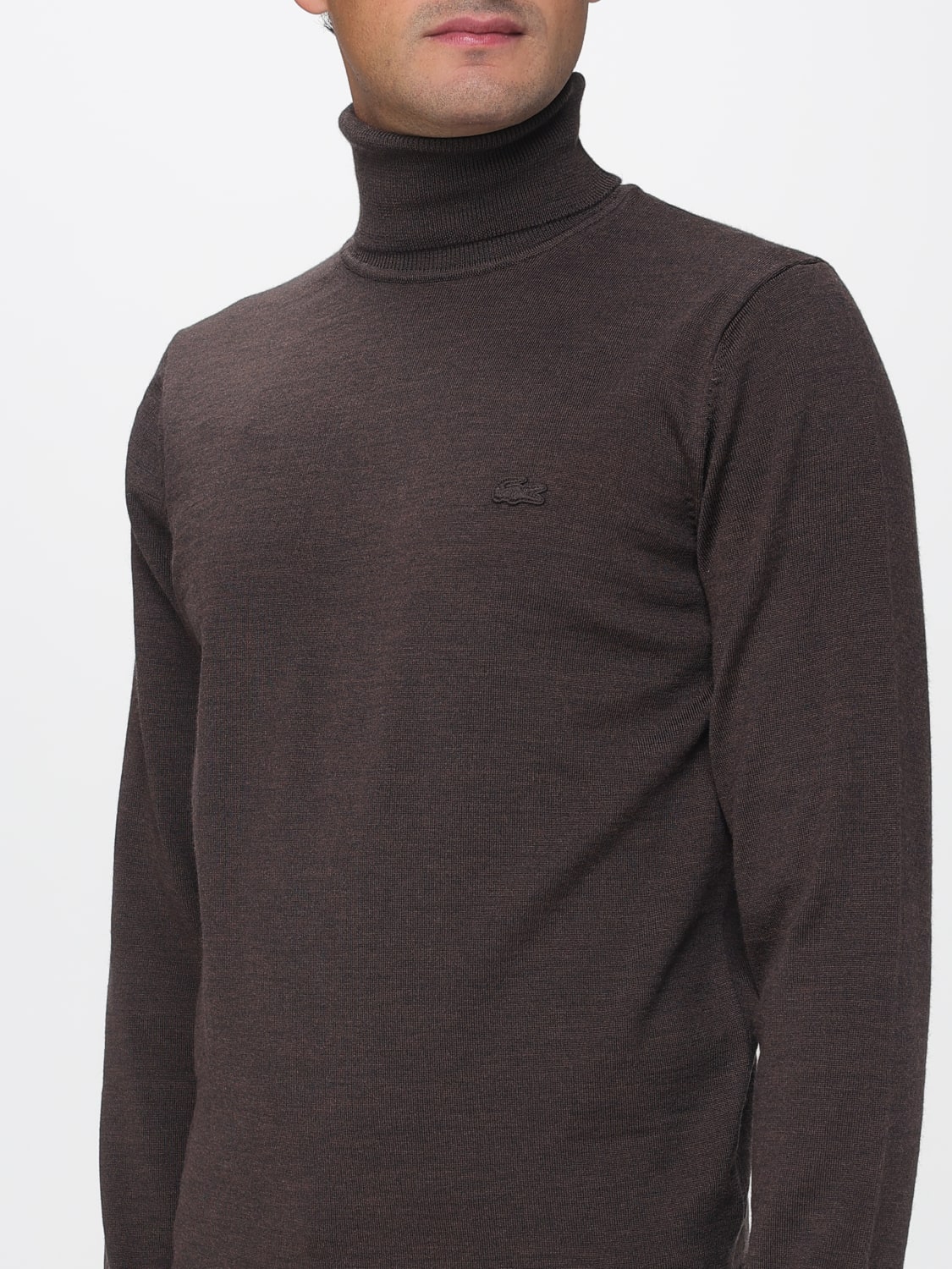 LACOSTE SWEATER: Sweater men Lacoste, Brown - Img 3