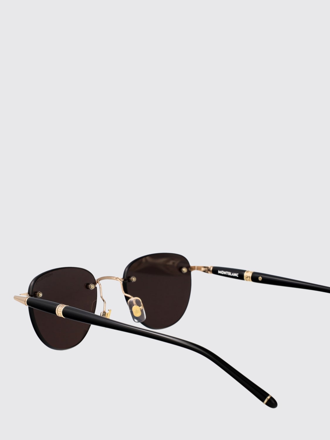 MONTBLANC 太阳镜: 太阳镜 男士 Montblanc, 金色 - Img 3