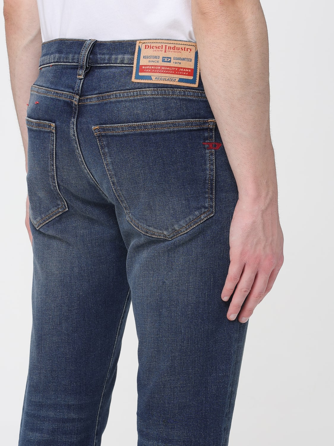 DIESEL JEANS: Pants men Diesel, Natural - Img 3