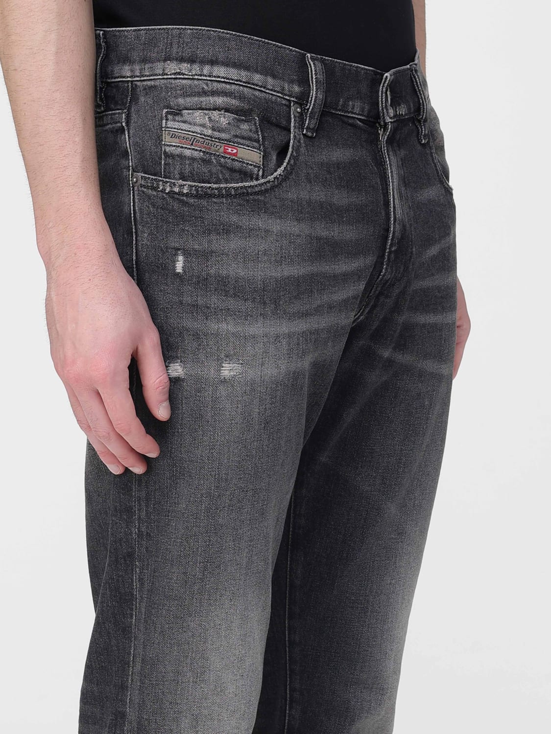 DIESEL JEANS: Pants men Diesel, Natural - Img 3