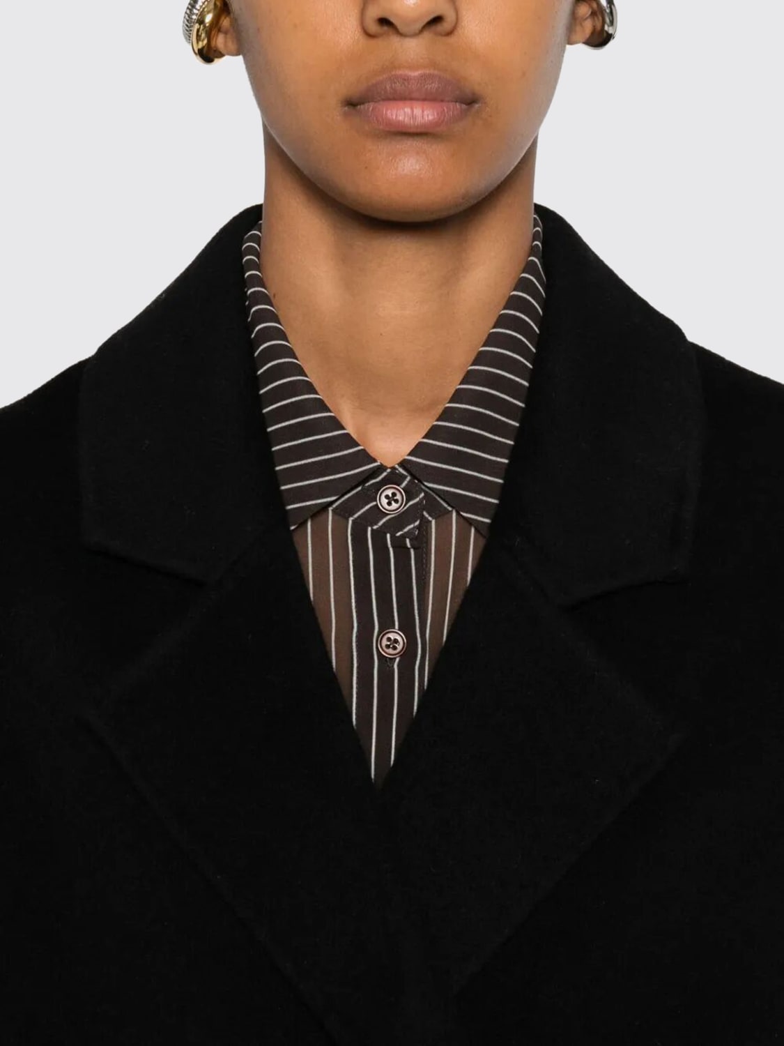 LOULOU DE SAISON MANTEL: Mantel damen Loulou De Saison, Schwarz - Img 2