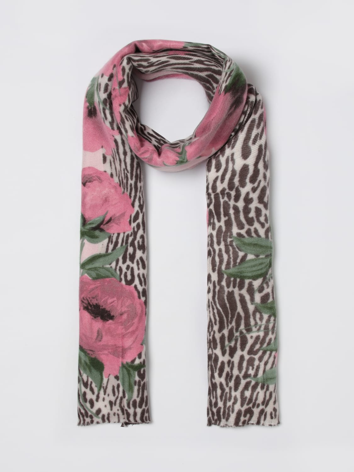 LIU JO SCARF: Cape woman Liu Jo, Burgundy - Img 2