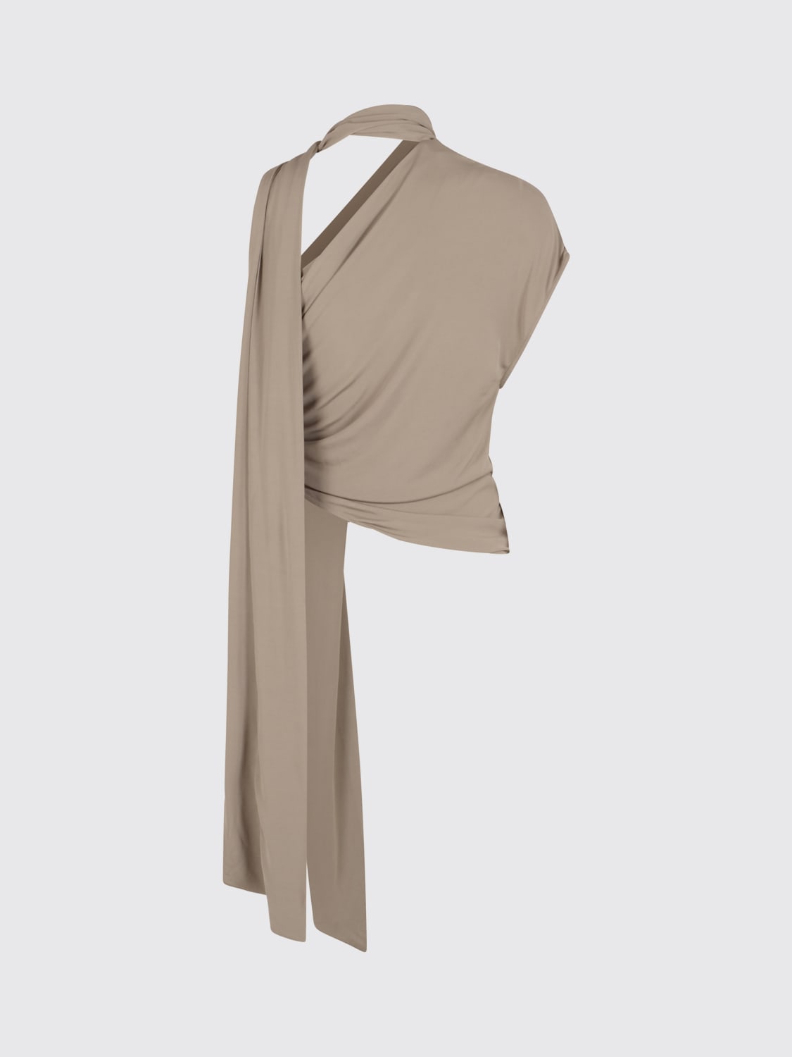 CHRISTOPHER ESBER TOP: Top femme Christopher Esber, Marron - Img 2