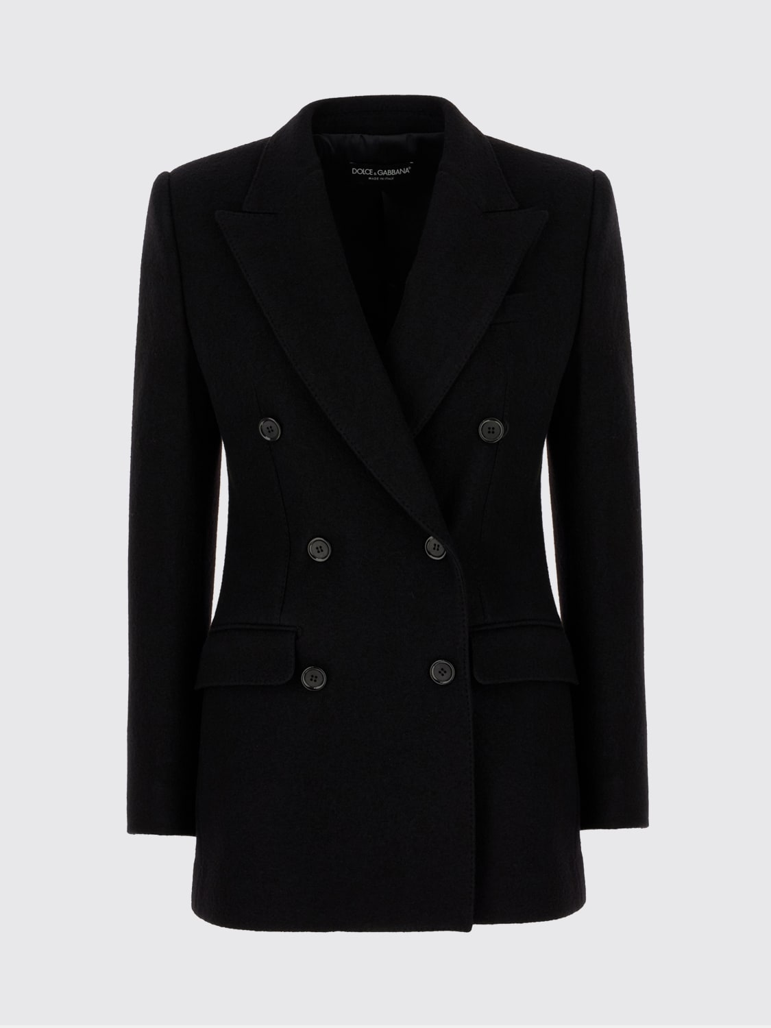 DOLCE & GABBANA COAT: Jacket woman Dolce & Gabbana, Black - Img 1