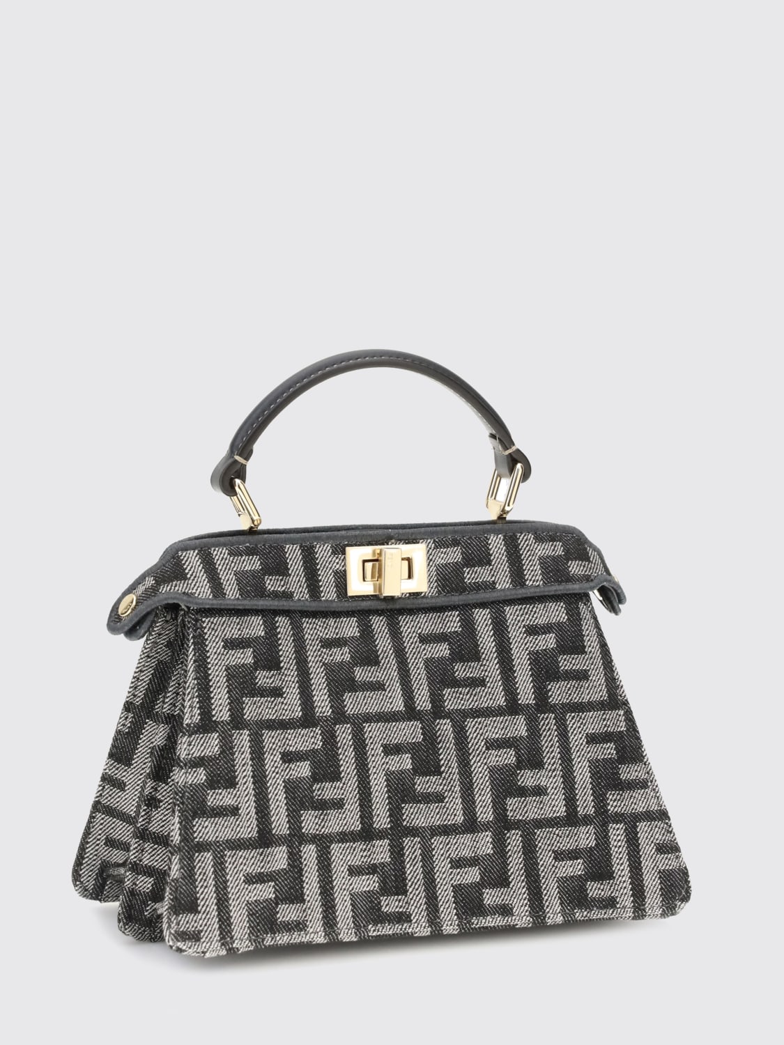 FENDI MINI BOLSO: Bolso de hombro mujer Fendi, Negro - Img 2