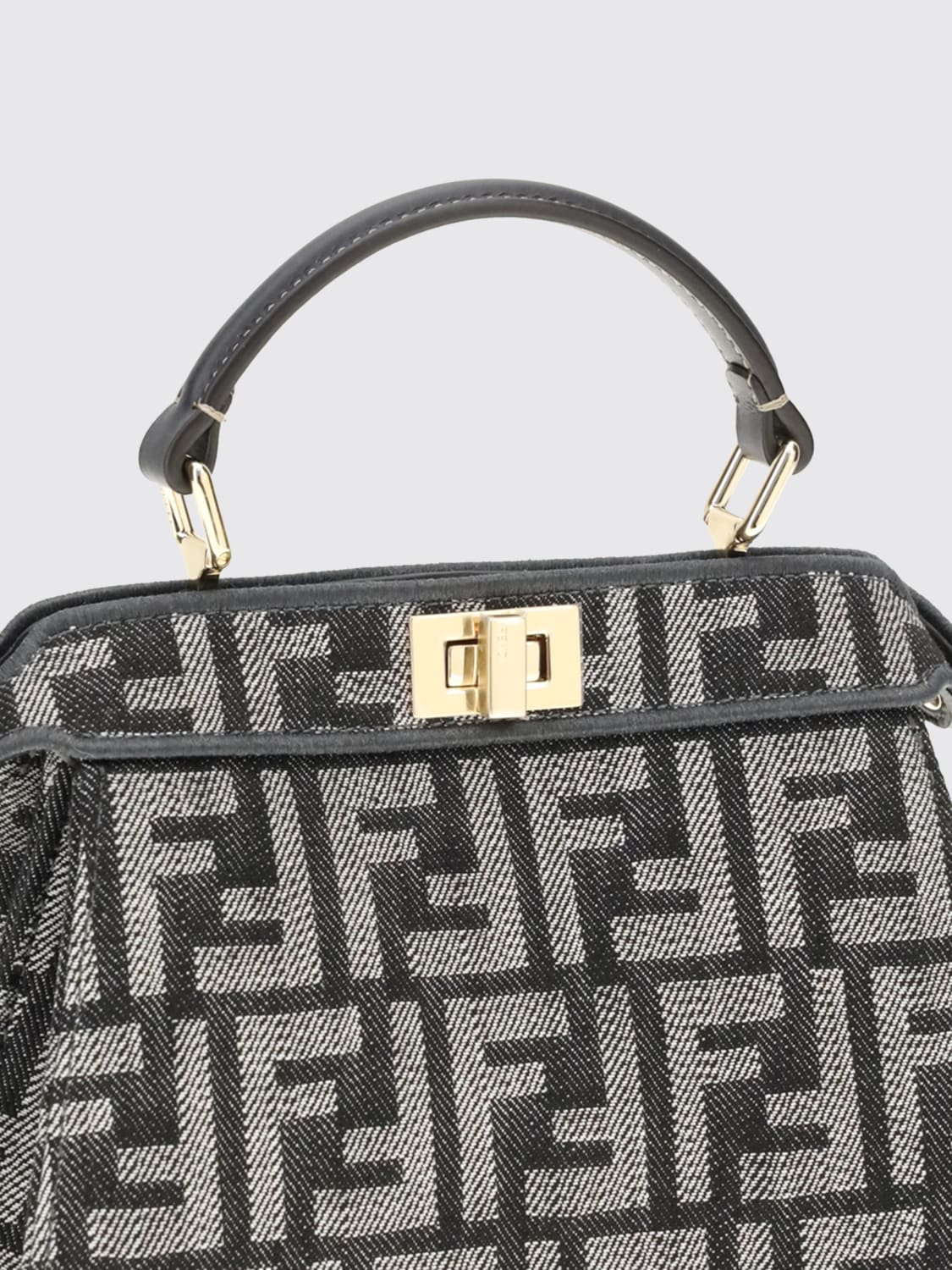 FENDI MINI BOLSO: Bolso de hombro mujer Fendi, Negro - Img 3