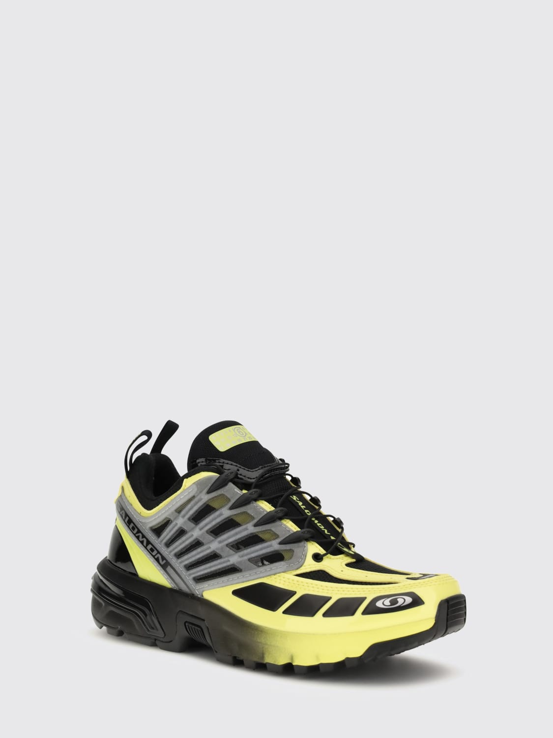 MM6 MAISON MARGIELA X SALOMON SNEAKERS: Sneakers Acs Pro MM6 Maison Margiela x Salomon in mesh e gomma, Nero - Img 2