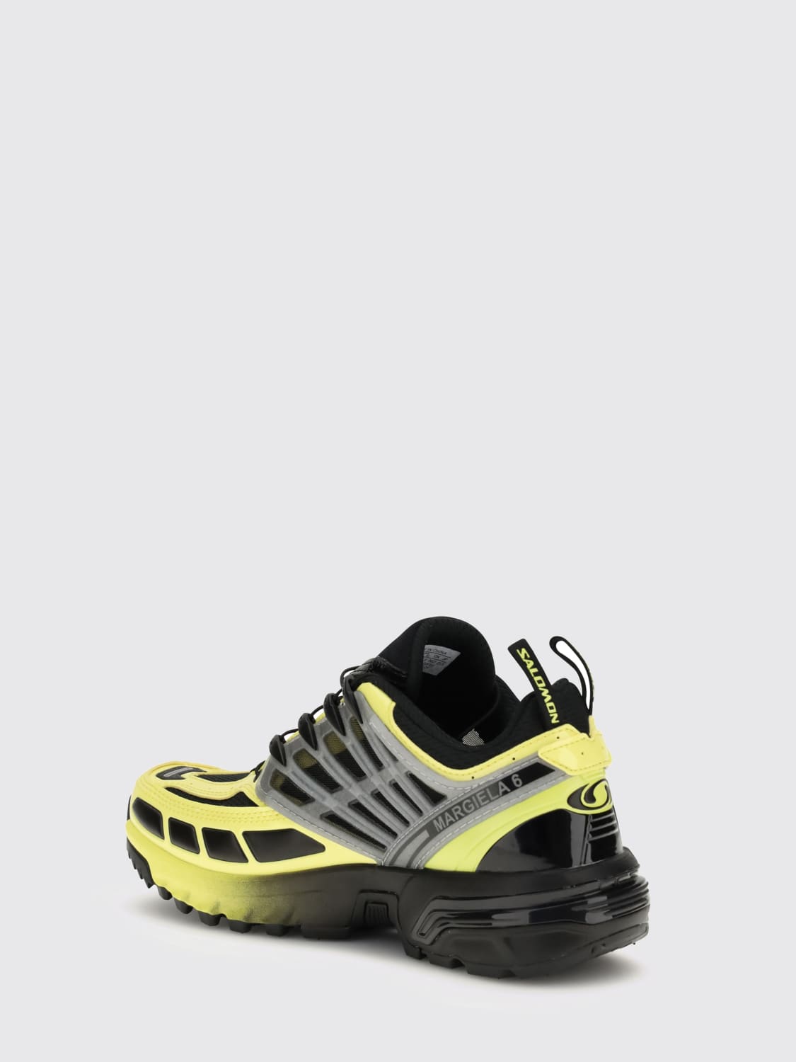 MM6 MAISON MARGIELA X SALOMON SNEAKERS: Sneakers Acs Pro MM6 Maison Margiela x Salomon in mesh e gomma, Nero - Img 3