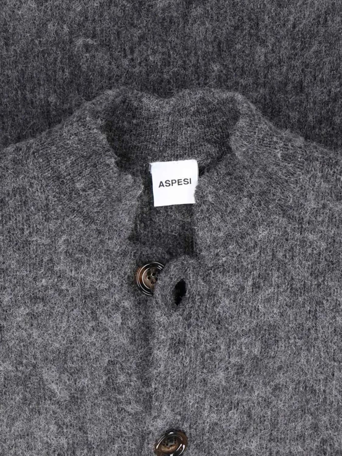 ASPESI PULLOVER: Pullover herren Aspesi, Grau - Img 3