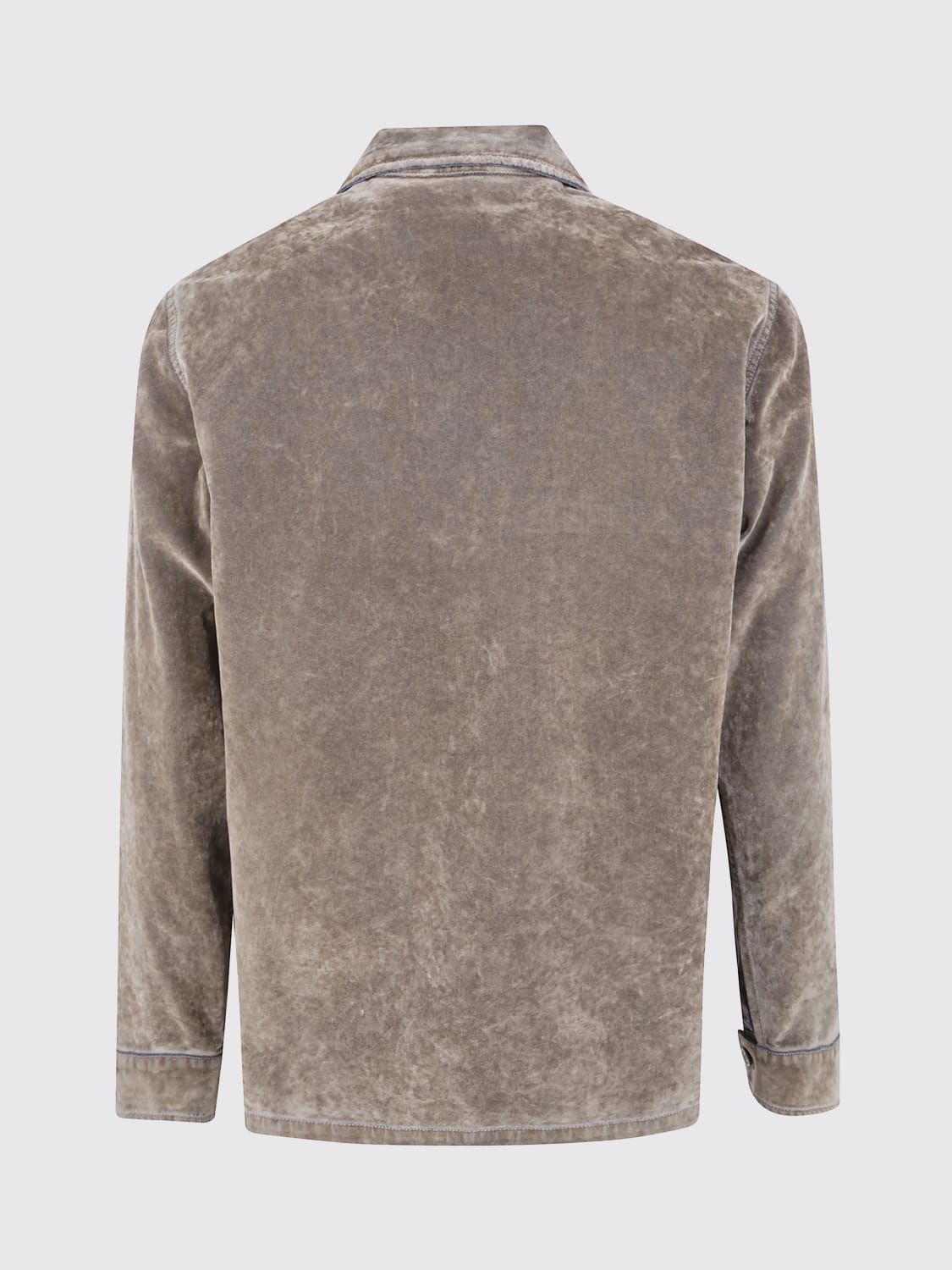 ASPESI CAMICIA: Camicia Aspesi in denim di misto cotone , Grigio - Img 2