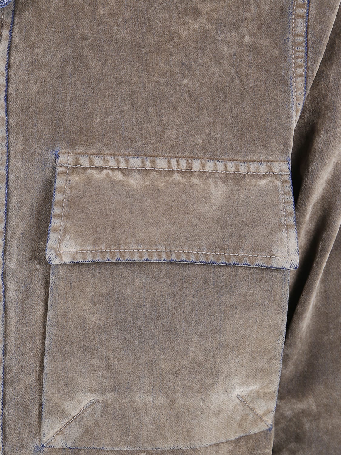 ASPESI CAMICIA: Camicia Aspesi in denim di misto cotone , Grigio - Img 3