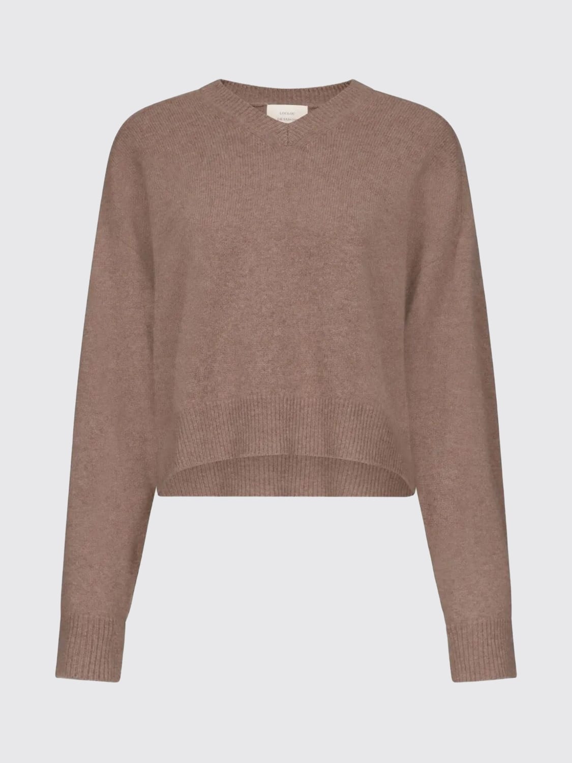 LOULOU DE SAISON SWEATER: Sweater woman Loulou De Saison, Dove Grey - Img 1