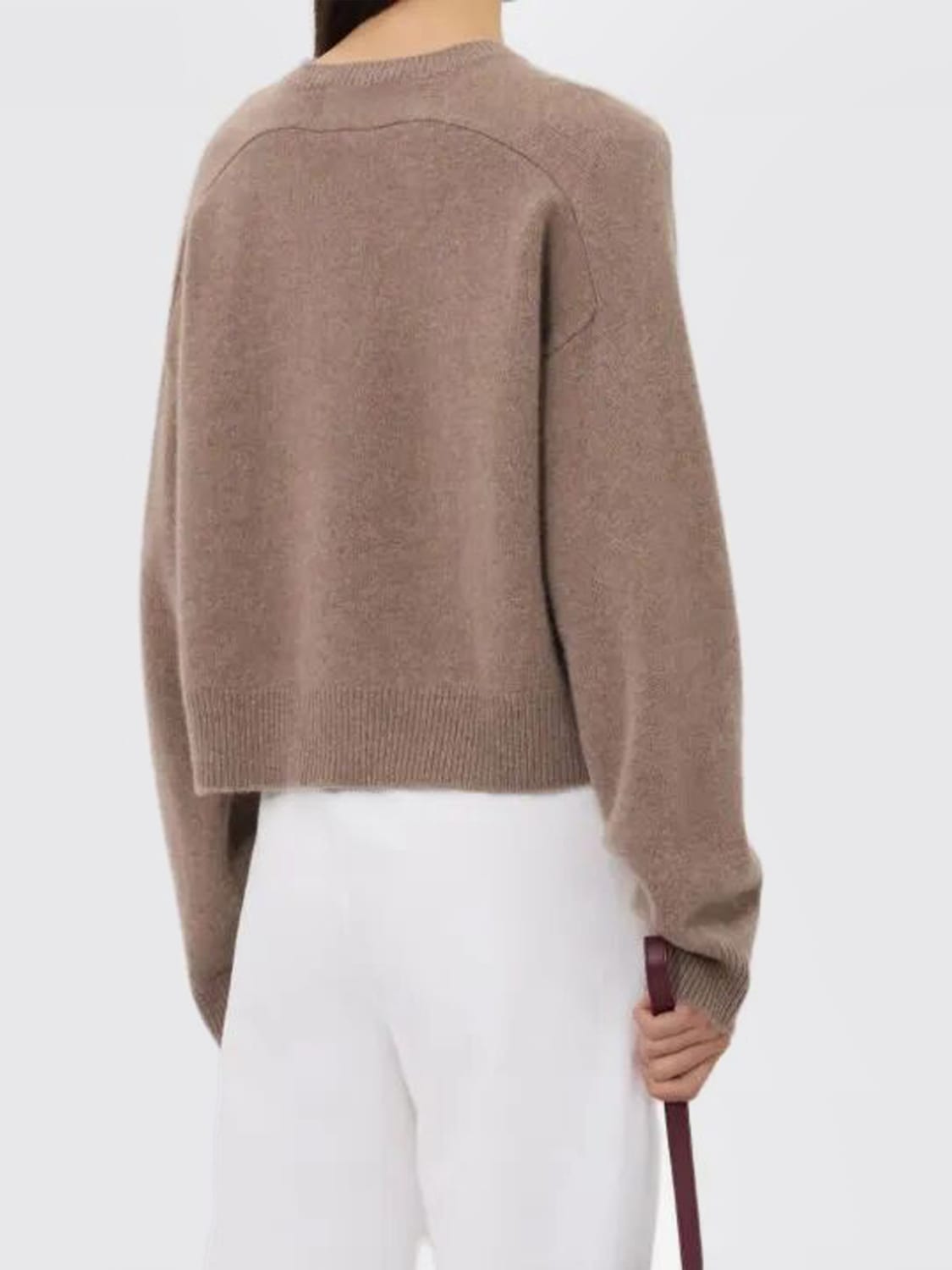 LOULOU DE SAISON SWEATER: Sweater woman Loulou De Saison, Dove Grey - Img 3