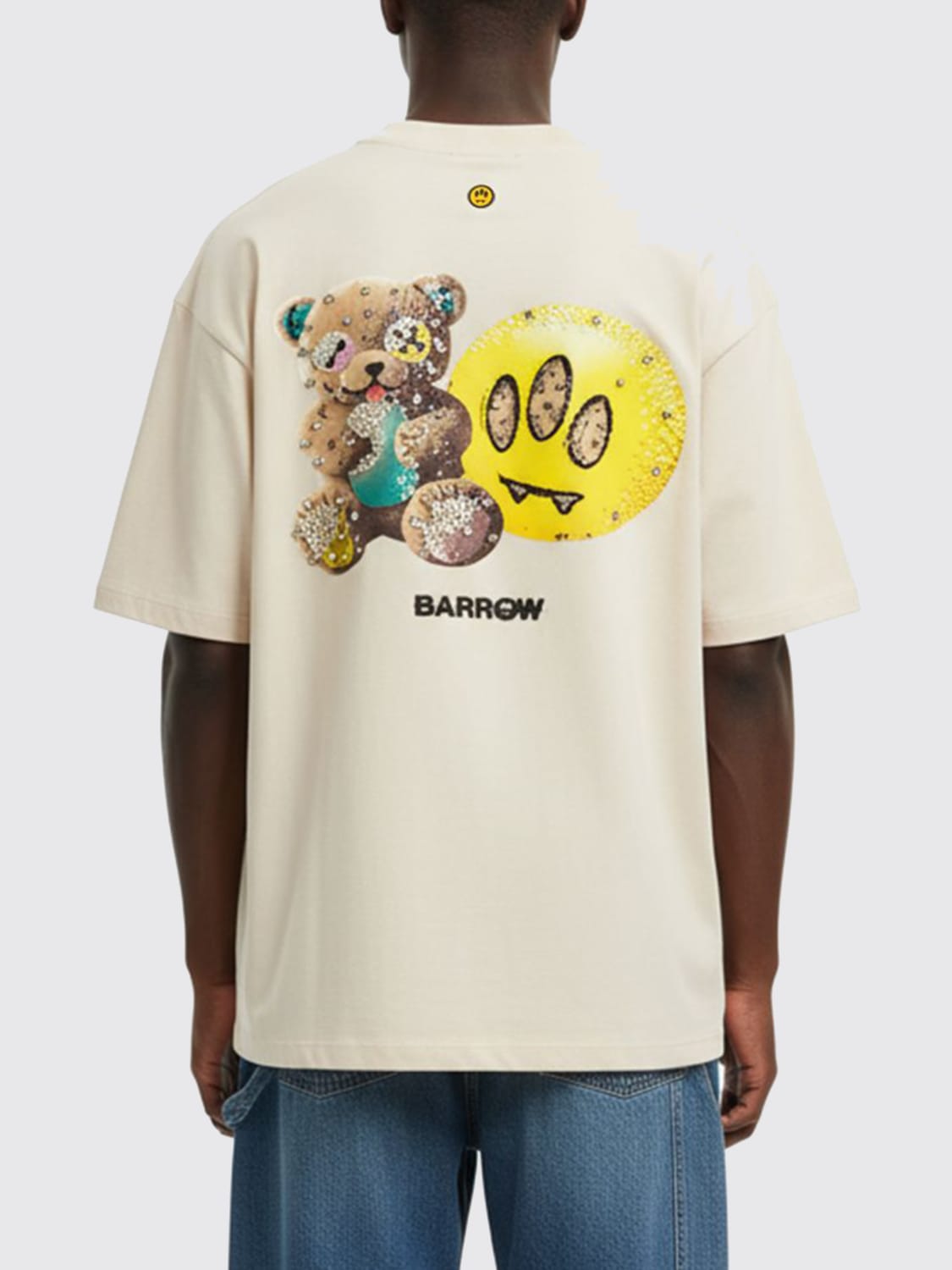 BARROW T-SHIRT: T-shirt men Barrow, Cream - Img 2