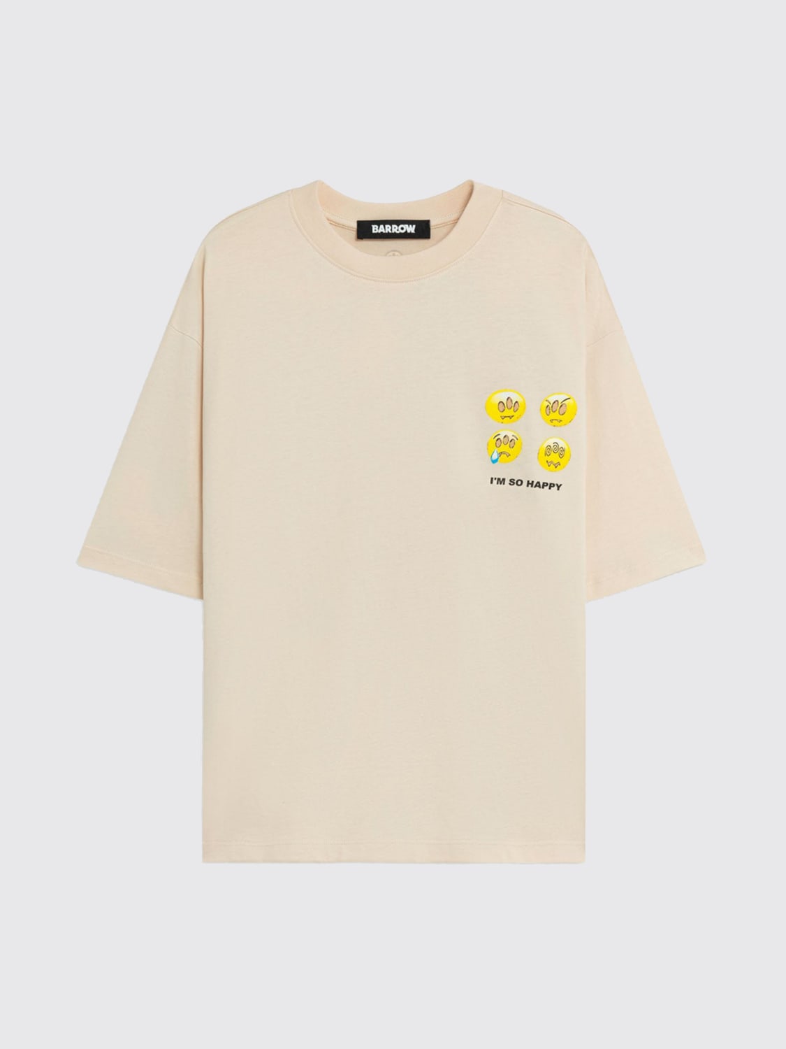 BARROW T-SHIRT: T-shirt men Barrow, Cream - Img 3