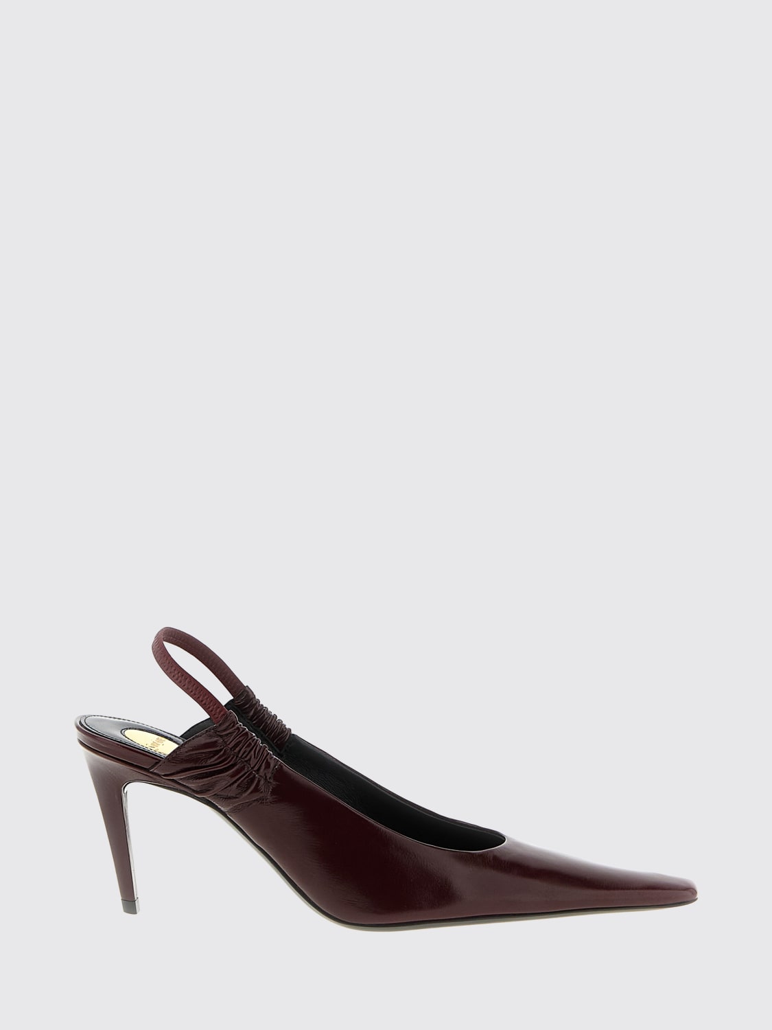 SAINT LAURENT PUMP: High heel shoes woman Saint Laurent, Burgundy - Img 1