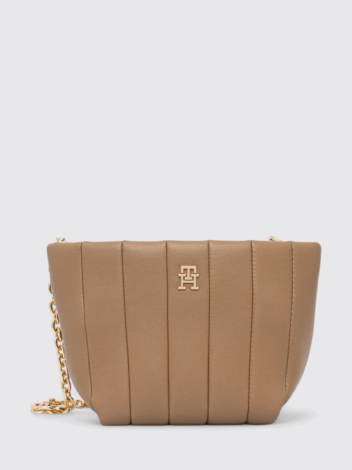 TOMMY HILFIGER MINI BAG: Mini bag woman Tommy Hilfiger, Beige - Img 1