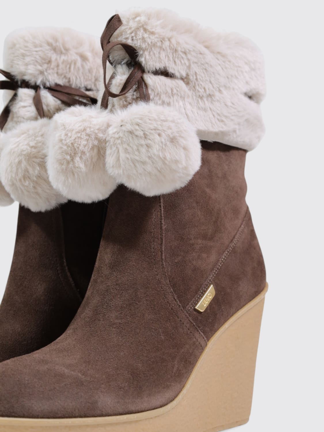 LIU JO BOOTS: Boots woman Liu Jo, Brown - Img 4