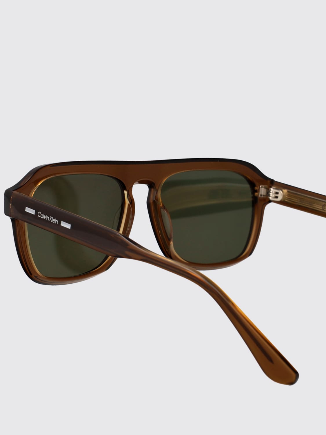 CALVIN KLEIN SUNGLASSES: Sunglasses men Calvin Klein, Brown - Img 4