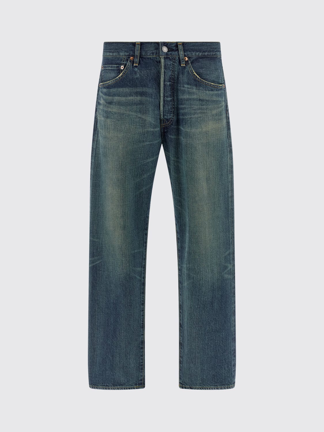 JUNYA WATANABE X CARHARTT WIP JEANS: Jeans men Junya Watanabe, Blue - Img 1