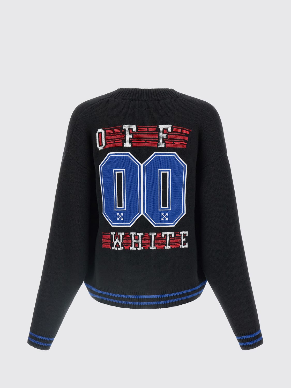 OFF-WHITE PULLOVER: Strickjacke herren Off-white, Schwarz - Img 2