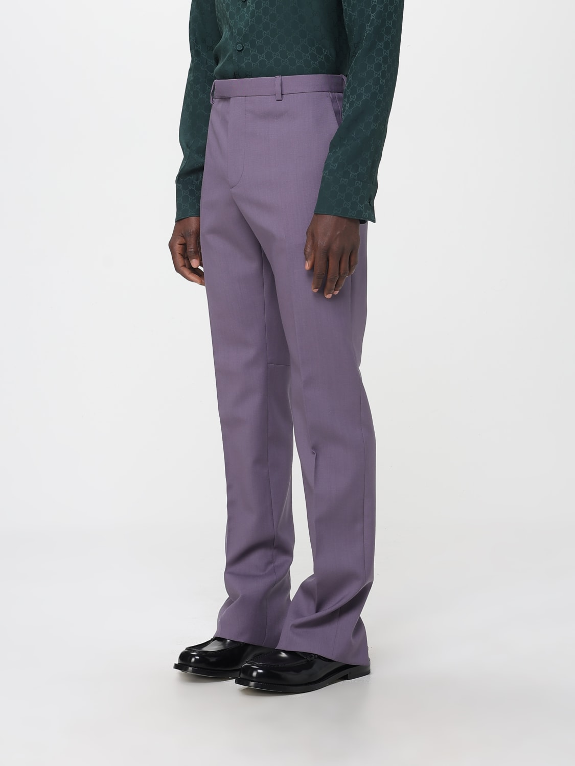 GUCCI PANTS: Pants men Gucci, Violet - Img 4