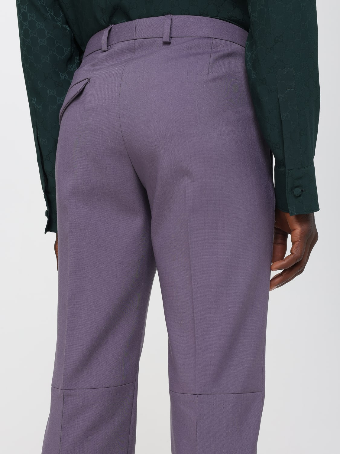 GUCCI PANTS: Pants men Gucci, Violet - Img 5