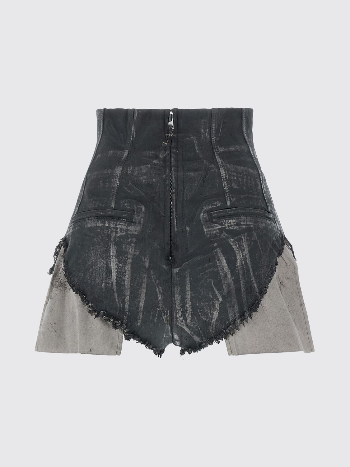 RICK OWENS DRKSHDW SHORT: Short femme Rick Owens Drkshdw, Marron - Img 2