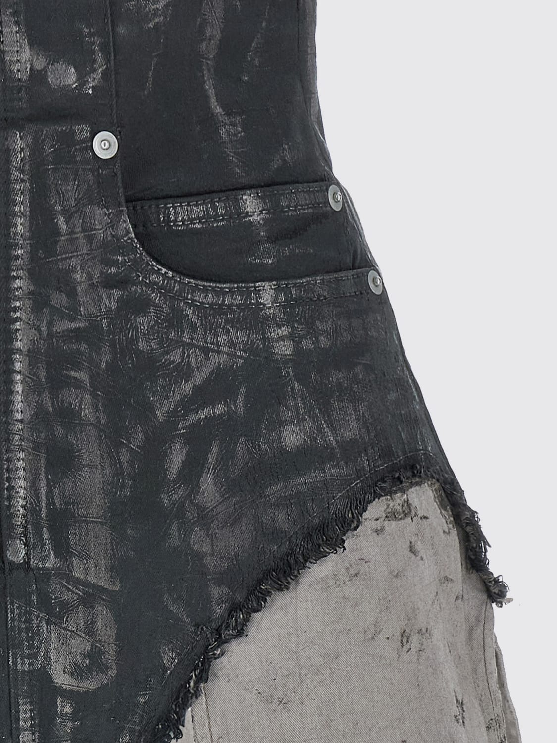 RICK OWENS DRKSHDW SHORT: Short femme Rick Owens Drkshdw, Marron - Img 3