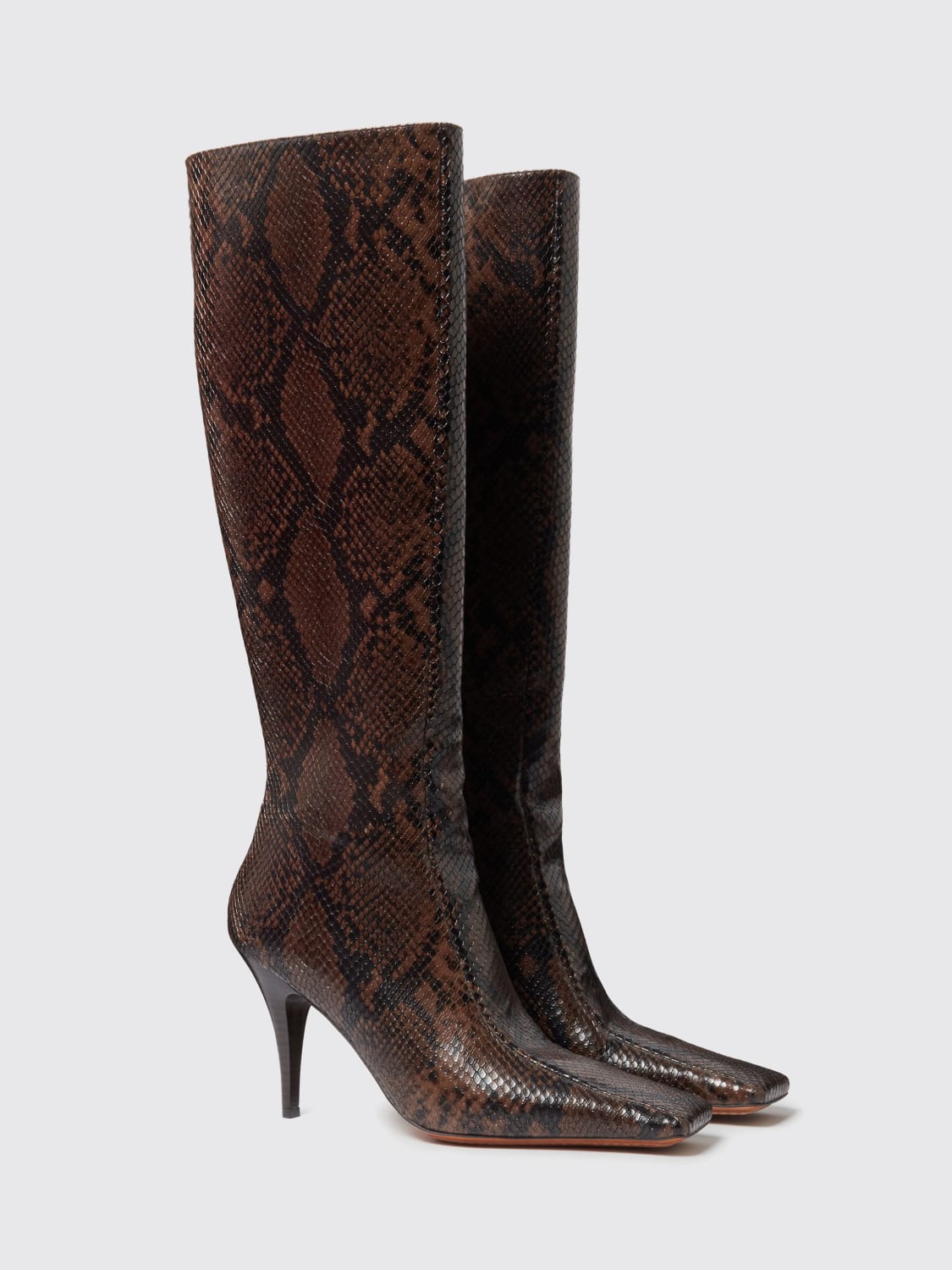 STELLA MCCARTNEY BOOTS: Flat ankle boot woman Stella McCartney, Brown - Img 2