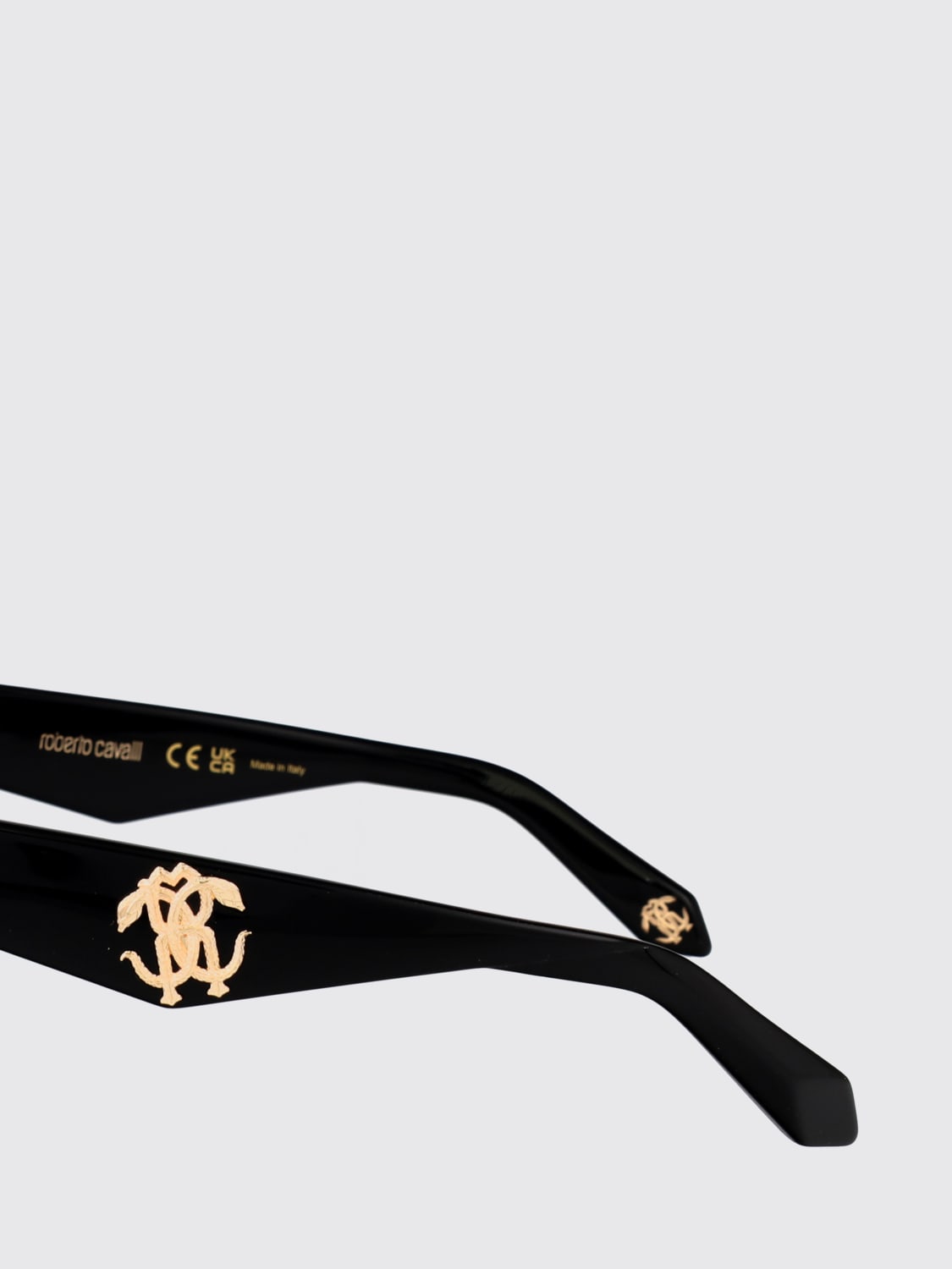 ROBERTO CAVALLI OCCHIALI DA SOLE: Occhiali da sole SRC137 Roberto Cavalli in acetato , Nero - Img 3