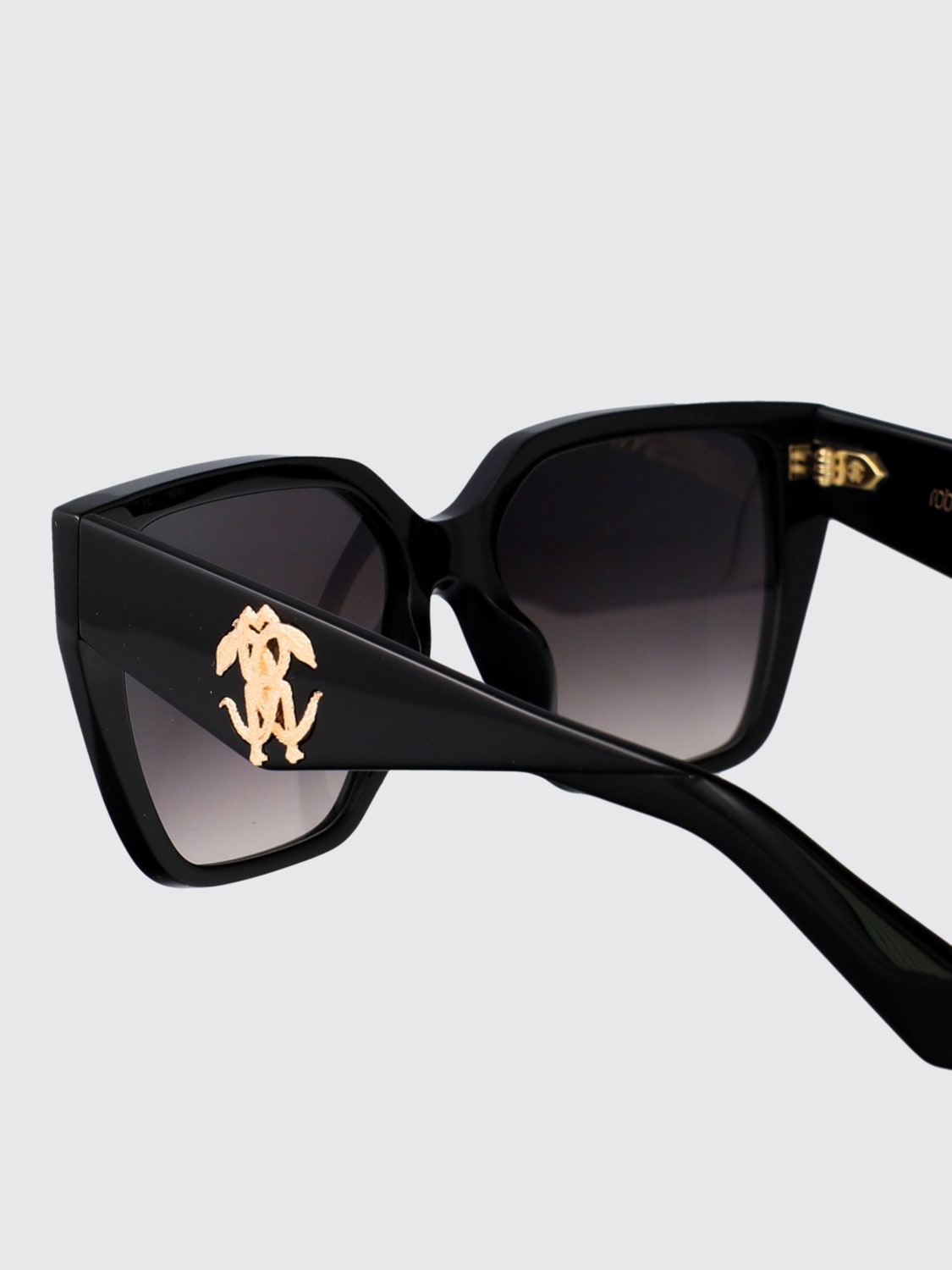 ROBERTO CAVALLI OCCHIALI DA SOLE: Occhiali da sole SRC137 Roberto Cavalli in acetato , Nero - Img 4