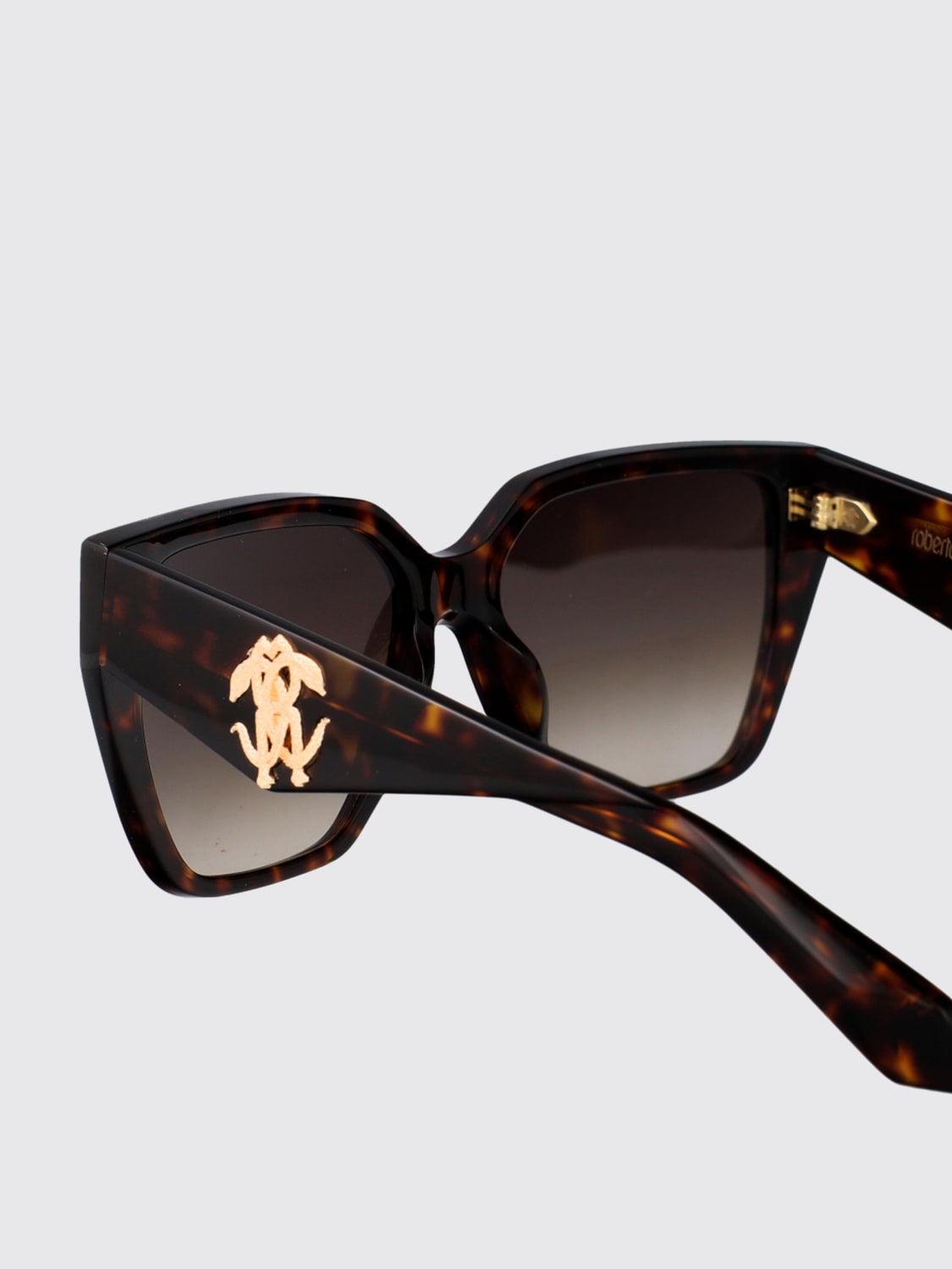 ROBERTO CAVALLI 太阳镜: 太阳镜 女士 Roberto Cavalli, 棕色 - Img 4