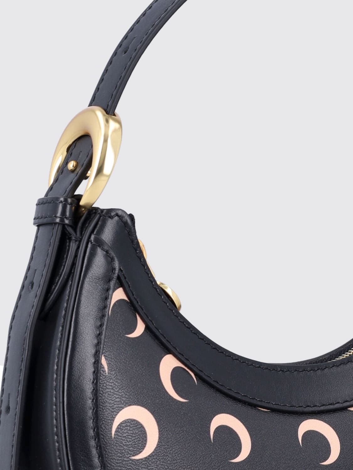 MARINE SERRE MINITASCHE: Handtasche damen Marine Serre, Schwarz 1 - Img 3