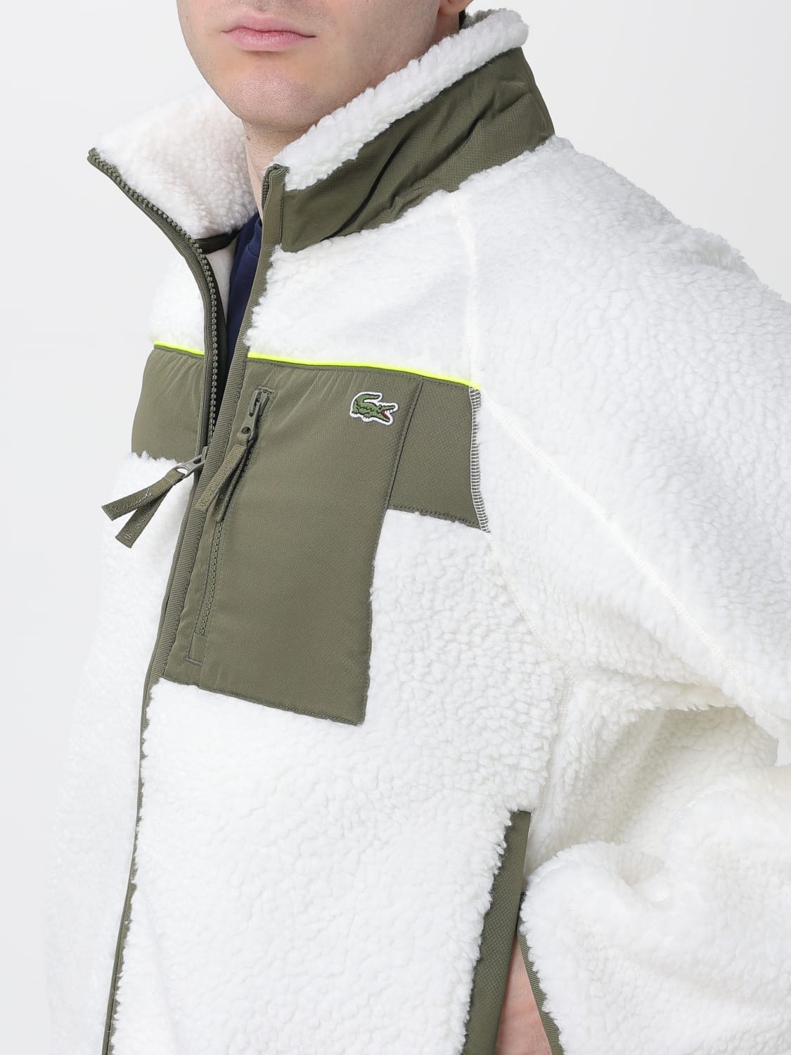 LACOSTE JACKET: Jacket men Lacoste, Kaki - Img 4