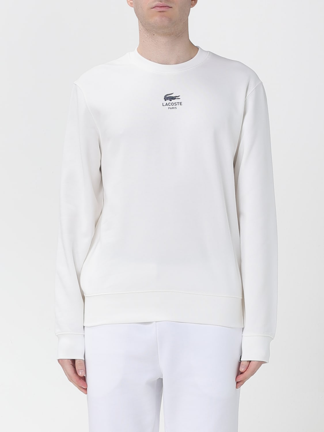 LACOSTE SWEATSHIRT: Sweatshirt men Lacoste, White - Img 1