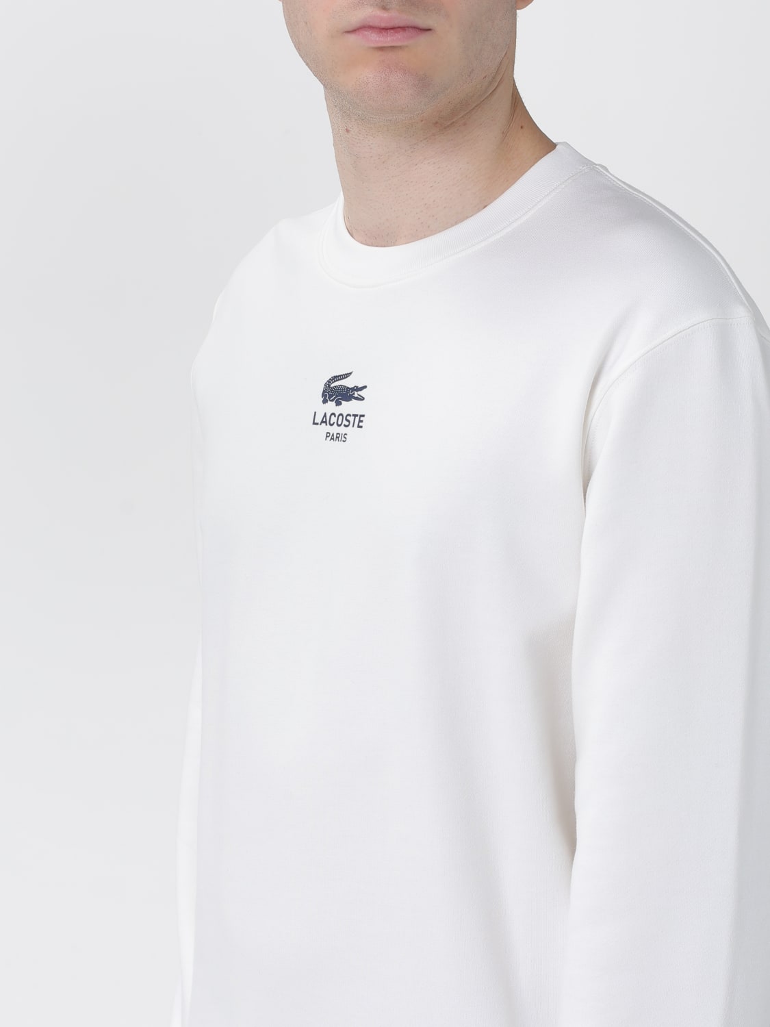 LACOSTE SWEATSHIRT: Sweatshirt men Lacoste, White - Img 3