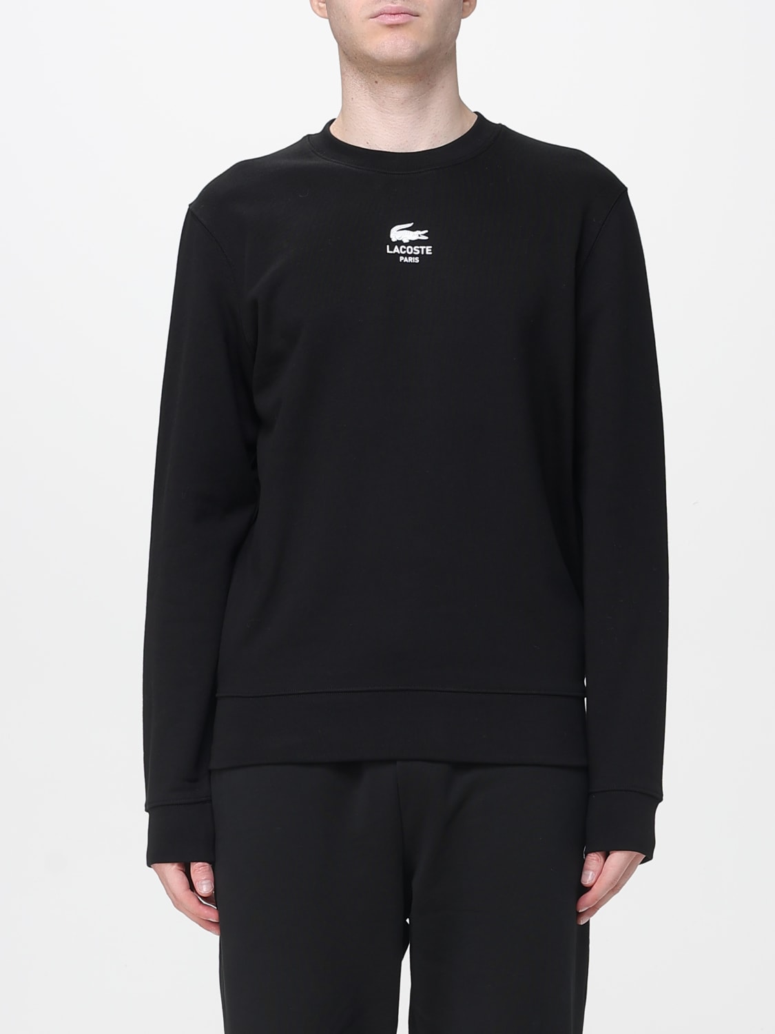 LACOSTE SWEATSHIRT: Sweatshirt men Lacoste, Black - Img 1